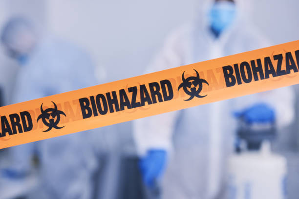 Professional Biohazard Cleanup technician working in Belle Glade, FL